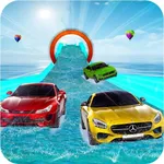 Water Slide Car Stunt Racing Game 3D - free online game