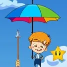 Umbrella Falling Guy - free online game