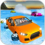 Water Surfer Car Floating Beach Drive Game - free online game