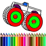 BTS Monster Truck Coloring - free online game