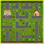 Pizza Delivery Puzzles - free online game