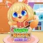 Funny Kitty Dressup - free online game