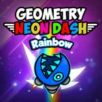 Geometry Neon Dash Rainbow - free online game