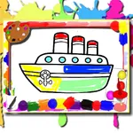 Boats Coloring Book - free online game