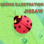 Spring Illustration Puzzle - free online game