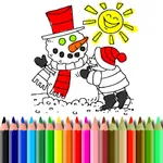 Winter Time Coloring - free online game