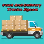 Food And Delivery Trucks Jigsaw - free online game