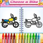 Cute Bike Coloring Book - free online game