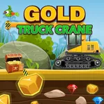 Gold Truck Crane - free online game