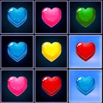 Hearts Match 3 - free online game