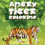 Angry Tiger Coloring - free online game