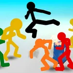 Stickman Street Fighting 3D - free online game