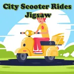 City Scooter Rides Jigsaw - free online game
