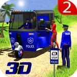 Police Auto Rickshaw Taxi Game - free online game