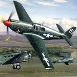 Aviation Art Air Combat Puzzle - free online game